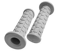 cyclingcolors Puños Empunadura Moto Scooter Cross diámetro 22mm 24mm universal, 130mm, Gris