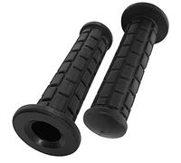 cyclingcolors Puños Empunadura Moto Scooter Cross diámetro 22mm 24mm universal, 130mm, Negro