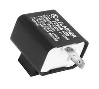 cyclingcolors relé regula la velocidad del intermitentes para motocicleta, scooter y ciclomotor compatible con 12V 1 A 100W 2 pin PARA INTERMITENTES LED