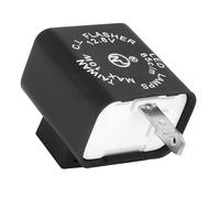 cyclingcolors relé regula la velocidad del intermitentes para motocicleta, scooter y ciclomotor compatible con 12v 10w 2 pin para intermitentes LED