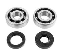 cyclingcolors Retén de aceite + cojinete de biela para motocicleta, scooter y ciclomotor compatible con Minarelli AM6, MBK XPower Limit, Yamaha Tzr, Rieju MRT, Beta RR 6204+6303