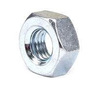 cyclingcolors Rosca de mano izquierda Tuerca hexagonal métrica para mover el césped, paso M8, M9, M10, M12 (M10 x 1,25 mm)
