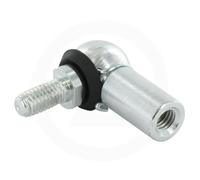 cyclingcolors Rótula de dirección con circlip y junta estanca en acero zincado DIN 71802 pieza de fijación longitud 35mm M10 derecha M10 derecha