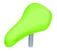 cyclingcolors Sillín de Bicicleta Niño BMX Espuma Comfort con tija de 22mm, Amarillo Fluorescente