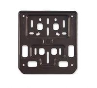 cyclingcolors Soporte de matrícula portaplacas Portamatriculas para Moto Scooter ciclomotor, 185x190mm plástico Negro