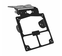 cyclingcolors Soporte de matrícula portaplacas Portamatriculas para Moto Scooter ciclomotor Aluminio Negro 175x180 mm