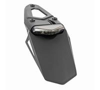 cyclingcolors Soporte de matrícula portaplacas Portamatriculas para Moto Scooter ciclomotor con Fuego Ahumado LED