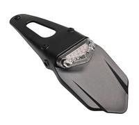 cyclingcolors Soporte de matrícula portaplacas Portamatriculas para Moto Scooter ciclomotor con luz LED Transparente 328x55x110 mm
