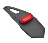 cyclingcolors Soporte de matrícula portaplacas Portamatriculas para Moto Scooter ciclomotor con luz LED roja 328x55x110 mm