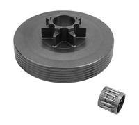 cyclingcolors Tambor de embrague piñón compatible con motosierra 0.325" con rodamiento de piñón Faworyt TS45/52 TS460 TS4518 Eco 46018 Lider 4618 Sterwins Garland NAC SPS0145 Victus Castorama PP45