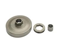 cyclingcolors Tambor de embrague piñón compatible con motosierra con rodamiento Faworyt TS520 TS460 TS4518 Eco 46018 Lider 4618 Sterwins Garland NAC SPS0145 Victus Castorama PP45 Harder PN4500