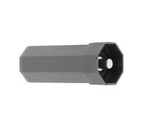 cyclingcolors Tapa de tubo de persiana enrollable octogonal, salida de plástico para ventana, para tubo octogonal de 40 mm, Ø 10 mm, macho retráctil