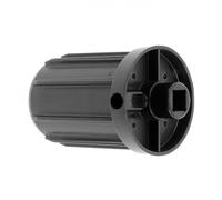 cyclingcolors Tapa de tubo de persiana enrollable octogonal, salida de plástico para ventana, para tubo ZF54, salida cuadrada de 10 mm con boquilla de Ø 18 mm