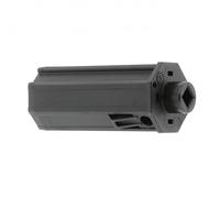 cyclingcolors Tapa de tubo de persiana enrollable octogonal, salida de plástico para ventana, para tubo octogonal de 40 mm, salida cuadrada de 8 mm con boquilla de Ø 18 mm