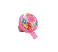 cyclingcolors Timbre de Bicicleta bocina Abrazadera de Manillar/Potencia de Aluminio de 45 mm, Color Flor Rosa, de 19 a 22 mm