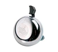 cyclingcolors Timbre de Bicicleta bocina Vintage Plata cromada