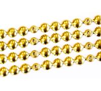 cyclingcolors Tira de Clavos Falsos + Clavos, Ø9,5 mm, Longitud 1 Metro, latonado, Muebles, tapicería, fijación