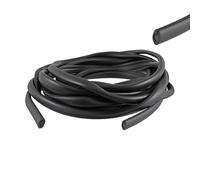 cyclingcolors Tira de goma negra para proteger el parabrisas de motocicletas, scooters y ciclomotores, 8 m de largo, compatible con PIAGGIO VESPA 50-90-125 CC-ET3