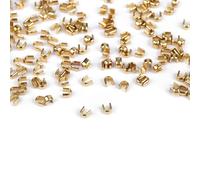 cyclingcolors Tope superior de cremallera N° 3 de Metal ideal para Faldas Prendas de Vestir Vestidos Artículos de Cuero Cojín, dorado 10g (aproximadamente 130 piezas)