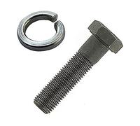 cyclingcolors TORNILLO DE HOJA CORTADOR 9,5 MM 3/8" 24 UNF CON ARANDELA FRENO PARA HONDA CASTELGARDEN AYP NOMA STIGA SNAPPER (38 mm)