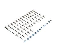 cyclingcolors Tornillos de carrocería para carenado de Moto, Scooter y ciclomotor en Acero Cromado compatibles con MBK Nitro y Yamaha Aerox.