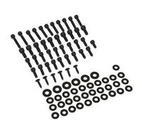 cyclingcolors Tornillos de carrocería para carenado de Motocicleta, Scooter, ciclomotor, Acero Negro, compatibles con Peugeot TKR, Trekker, Speedfight Squab