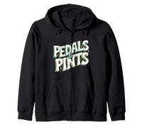Cyclist Beer Lover Pedals & Pints Bike Brew Sudadera con Capucha