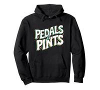 Cyclist Beer Lover Pedals & Pints Bike Brew Sudadera con Capucha
