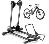 cyclists Soporte de suelo para bicicleta Ebike, EMTB y bicicleta de montaña, plegable, soporte para bicicleta de montaña de 26 a 29 pulgadas y 650 C -700 C, soporte para bicicleta eléctrica para su