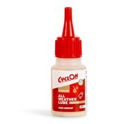 CyclOn Lubricante para todo el año, lubricante biodegradable para cadenas de bicicleta, fórmula microaditiva duradera, reduce la fricción y el desgaste de las bicicletas de carretera