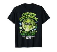 Cyclospora Survivor 2026 Funny Lechuga Parásito Cyclosporias Camiseta