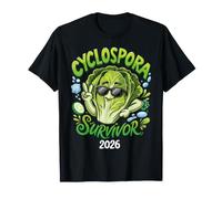 Cyclospora Survivor 2026 Funny Lechuga Parásito Cyclosporias Camiseta