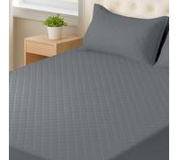 CYCMACO Transpirable Protector Colchón Lavable 160x190cm, Gris | Transpirable Anti Ácaros Cubrecolchon, Extra Profundo, Elástico En Todo El Contorno, Protección Incontinencia Y Sudor