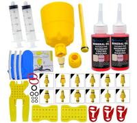 CYCOBYCO Kit Universal de Purga de Freno de Disco hidráulico para Bicicleta, Compatible con Shimano Tektro Magura Hayes Formula Hope Giant y Otros Sistemas de Freno de Alto Rendimiento