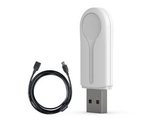 CYCPLUS ANT+ USB Receiver, Stick, Adaptador, Dongle for Zwift, Garmin, Suunto, Zwift, PerfPRO Studio, Compatible con Garmin Forerunner 310XT 405 410 610 910XT (con cable de extensión de 3 metros)