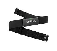 CYCPLUS Banda Torácica Monitor de Frecuencia Cardíaca H2Pro - Sensor Bluetooth/Ant+ con Batería de 500 Horas, IPX7 Impermeable y Resistente al Polvo, Compatible con Strava/Aplicación Cycplus Fit