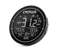 CYCPLUS Ciclocomputador GPS Bicicleta Inalámbrico M2 Pantalla LCD 2,5" IPX6 | Batería 1100mAh, posicionamiento 4 satélites, Bluetooth/ANT+, autonomía 70h+, sincroniza CYCPLUS FIT y Strava