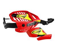 Cycra Probend Ultra - Paramanos con soporte HCM (1-1/8 pulgadas) (rojo)