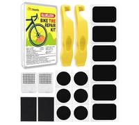 cyctravel Kit Pinchazos Bicicleta, Parches Bicicleta de Alto Rendimiento, Kit Antipinchazos Bicicleta Incluye 20 Piezas de Parches para Neumáticos de Bicicleta, Adecuado