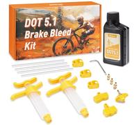 cyctravel Kit Purgado Frenos para Frenos de Disco Hidráulicos Sram, Avid. Kit Purgado Frenos Hidráulicos para Bicicleta Que Incluye Adaptadores de Metal y 150 ml de Líquido de Frenos Dot 5.1