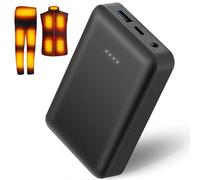 CYCYHEAT Batería externa de 10000 mAh para chaleco, chaqueta, abrigo, pantalones y ropa interior de calefacción, USB 5V2A, batería de repuesto para ropa calentada (7.4 V CC 3.5 mm, puerto 10000 mAh)