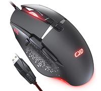 CYD C309 RGB Wired-Mouse para computadora portátil, por Debajo de $40 Favorito Ratón de Juegos Barato, Diseño ergonómico Ratón Gaming Wired, Programable Mouse Gamer