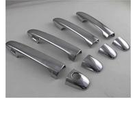 CYDJML Cubierta Para Manillas Puerta Cubierta Para Manija De Puerta Exterior Para Subaru Para Levorg 2015 2016 2017 2018 2019 Decoración Embellecedores Protector Coche Exterior Tirador(Plata 2)