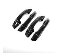 CYDJML Cubierta Para Manillas Puerta Cubierta Para Manija Puerta Exterior Automóvil Para VW Para Golf 6 MK6 GTI 2010~2013 Embellecedores Decoración Carcasa Protectora Coche Exterior Tirador(negro 2)