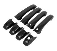 CYDJML Cubierta Para Manillas Puerta Embellecedor Para Manija De Puerta Auto Con Smartkey Para Jeep Para Grand Para Cherokee 2011-2021 Adhesivo Decorativo Coche Exterior Tirador(negro 2)