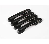 CYDJML Cubierta Para Manillas Puerta Embellecedor Para Manija De Puerta Auto Para Jeep Para Renegade 2015+ Delantero Trasero Exterior Lateral Pegatinas Coche Exterior Tirador(negro 1)