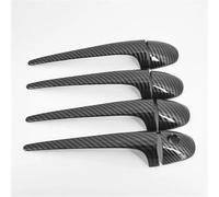 CYDJML Cubierta Para Manillas Puerta Embellecedor Para Manija De Puerta Auto Para Toyota Para Rav4 Para RAV-4 Xa40 2014-2018 Fundas Protectoras Plata Diseño Adhesivo Coche Exterior Tirador(Negro)