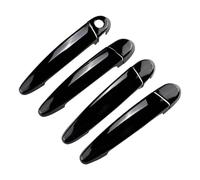 CYDJML Cubierta Para Manillas Puerta Embellecedor Para Manija De Puerta Coche Para X5 E70 2008-2013 (volante A La Izquierda) Fundas Protectoras Negro Brillante Coche Exterior Tirador(Negro)