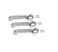 CYDJML Cubierta Para Manillas Puerta Embellecedor Para Manijas De Puerta Auto Para Jeep Para Liberty Para Wrangler JK JKU 2007-2017 Decoración Protector Adhesivo Coche Exterior Tirador(Plata 1)