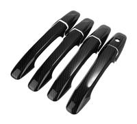 CYDJML Cubierta Para Manillas Puerta Embellecedor Para Manijas De Puerta Exteriores Auto Para Pilot Para Civic 8.ª Generación 2006-2011 Adhesivo Decorativo Cubiertas Coche Exterior Tirador(negro 1)